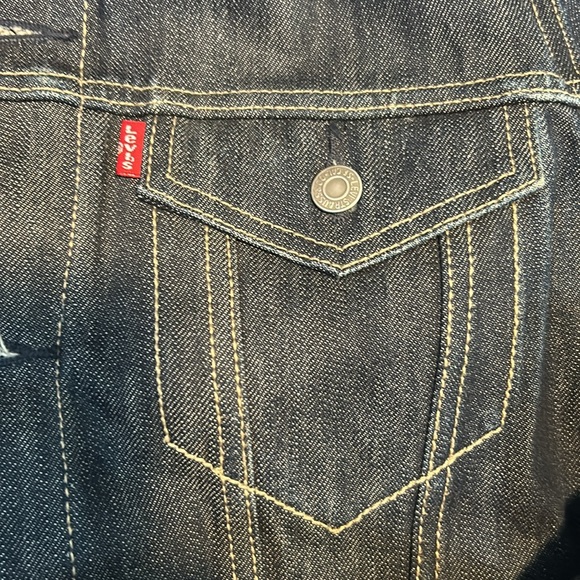 Levi’s Raw Denim Trucker Jacket - Picture 5 of 9